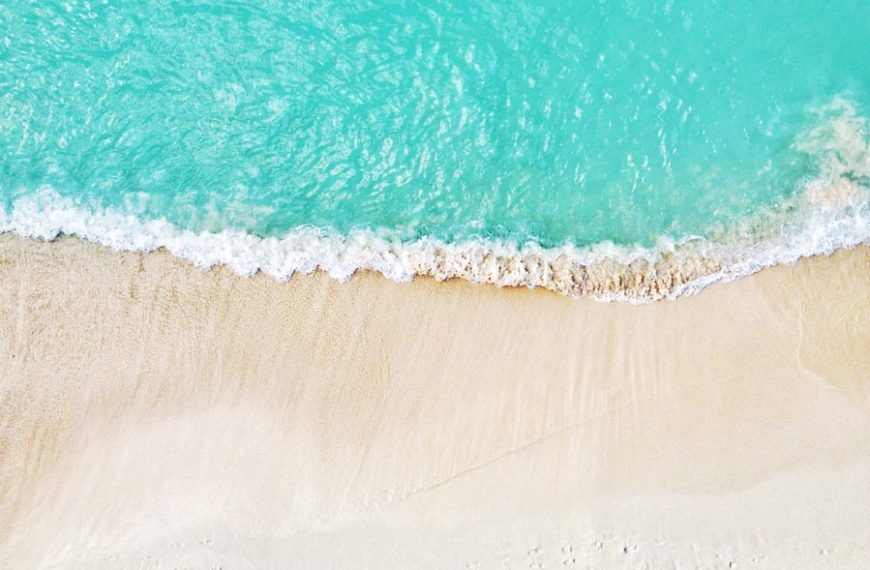 aerial view of beach during daytime